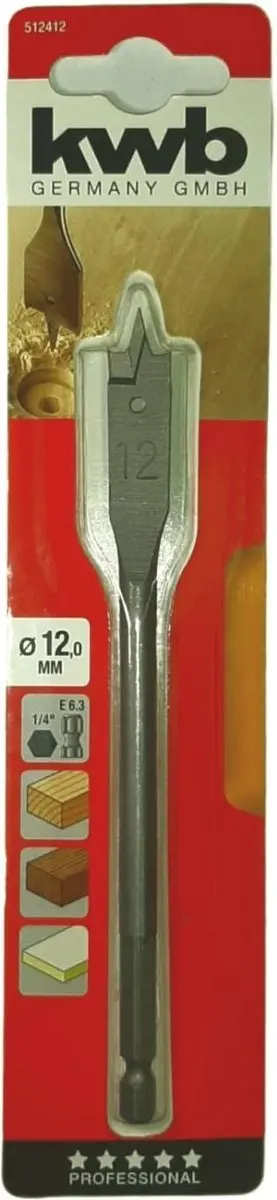 KWB Speedboor Lepelboor 12mm Profi