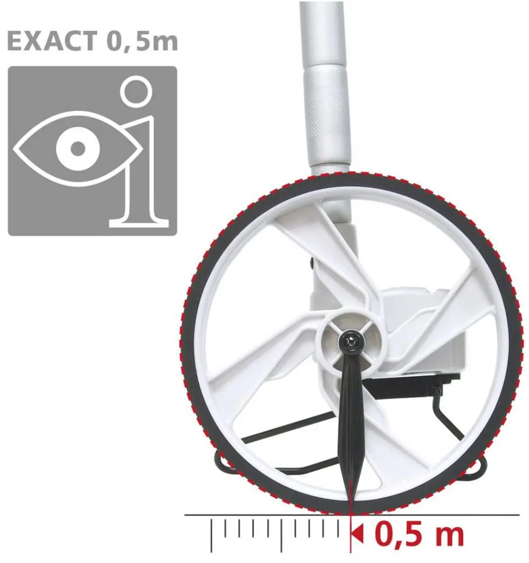 Laserliner RollPilot Mini Meetwiel 999.99m