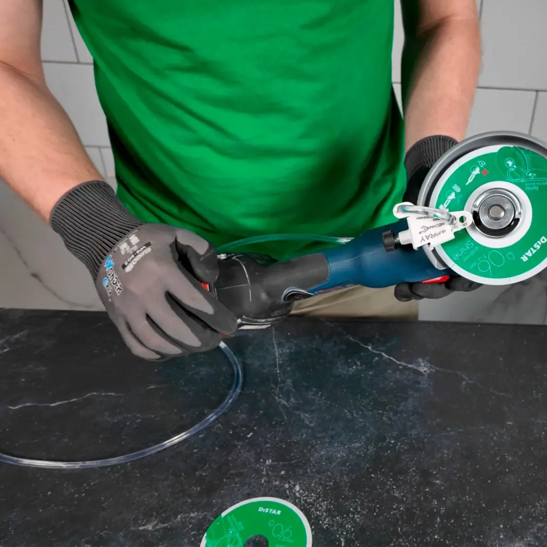 Mechanic Waterkoeling Opzetstuk Haakse Slijper 125mm - Universeel