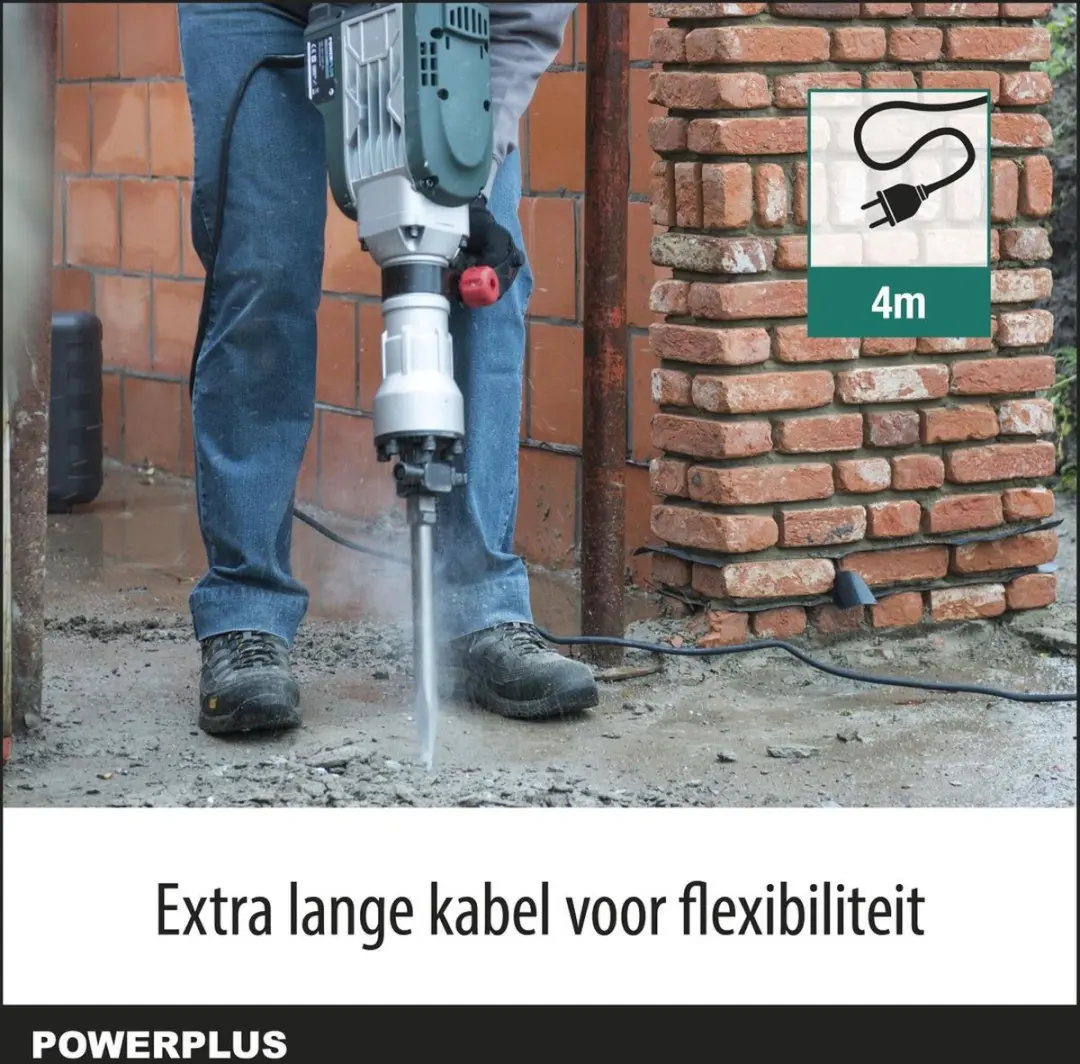 Powerplus Pro Power Breekhamer 1700W SDS