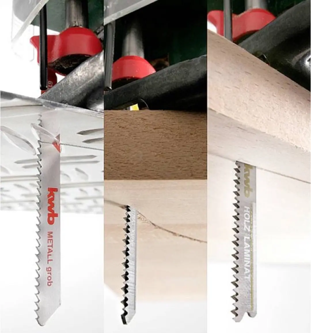 KWB Decoupeerzaagblad T-schacht Set - 6 Stuks
