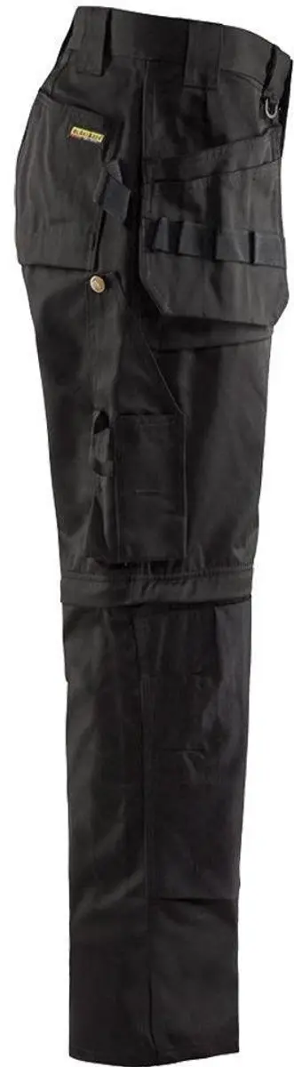 Blåkläder Werkbroek Zip-Off 1538-1860 - Maat 60 - Zwart