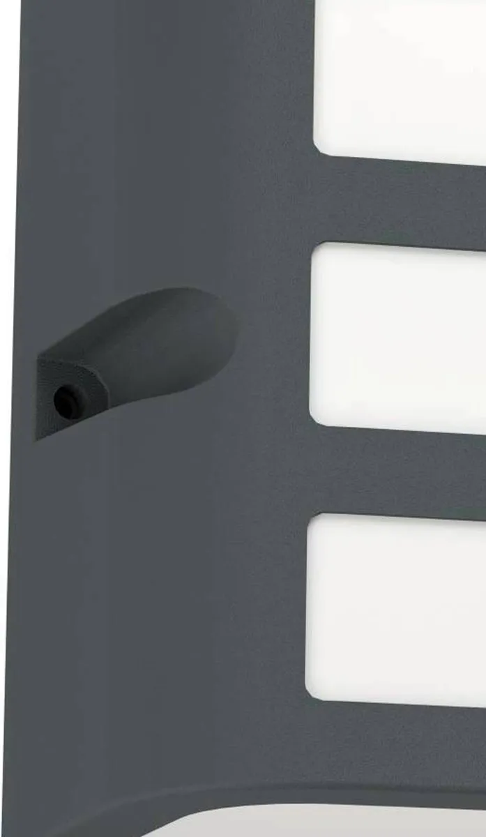 Eglo Camarda Wandlamp Buiten E27 - 22cm Antraciet/Wit