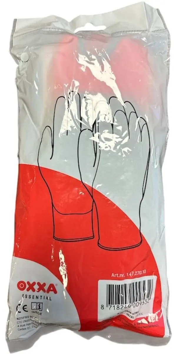 Oxxa Maxx-Grip-Winter Handschoen 47-270 - XL - Grijs/ Oranje