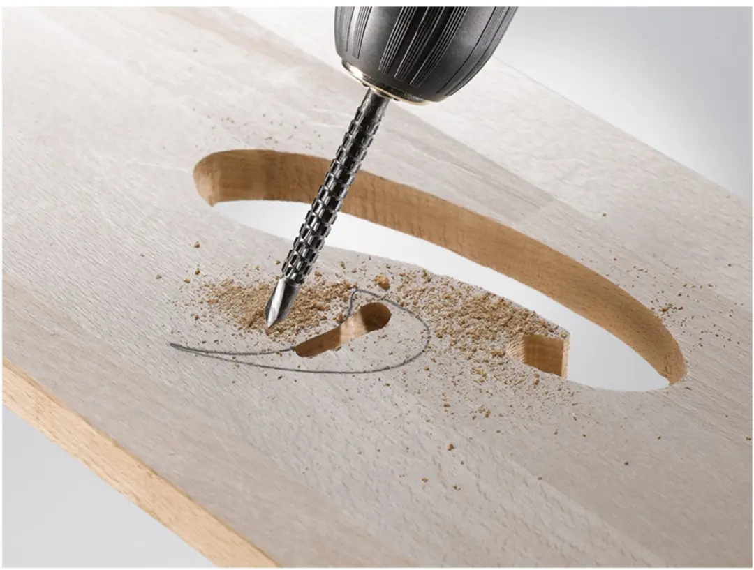 KWB Freesboor 6mm - Hout