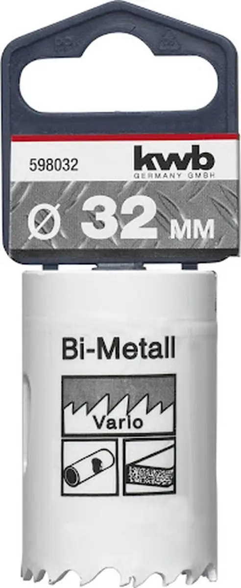 KWB Gatenzaag Bi-metaal Ø32mm - Metaal
