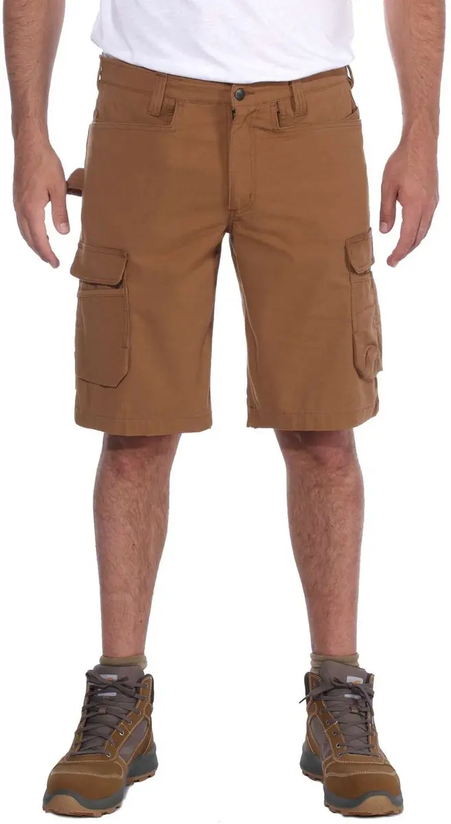 Carhartt Rugged Flex Ripstop Cargo Werkshort - Bruin - Maat 42 - afbeelding 2 van 3