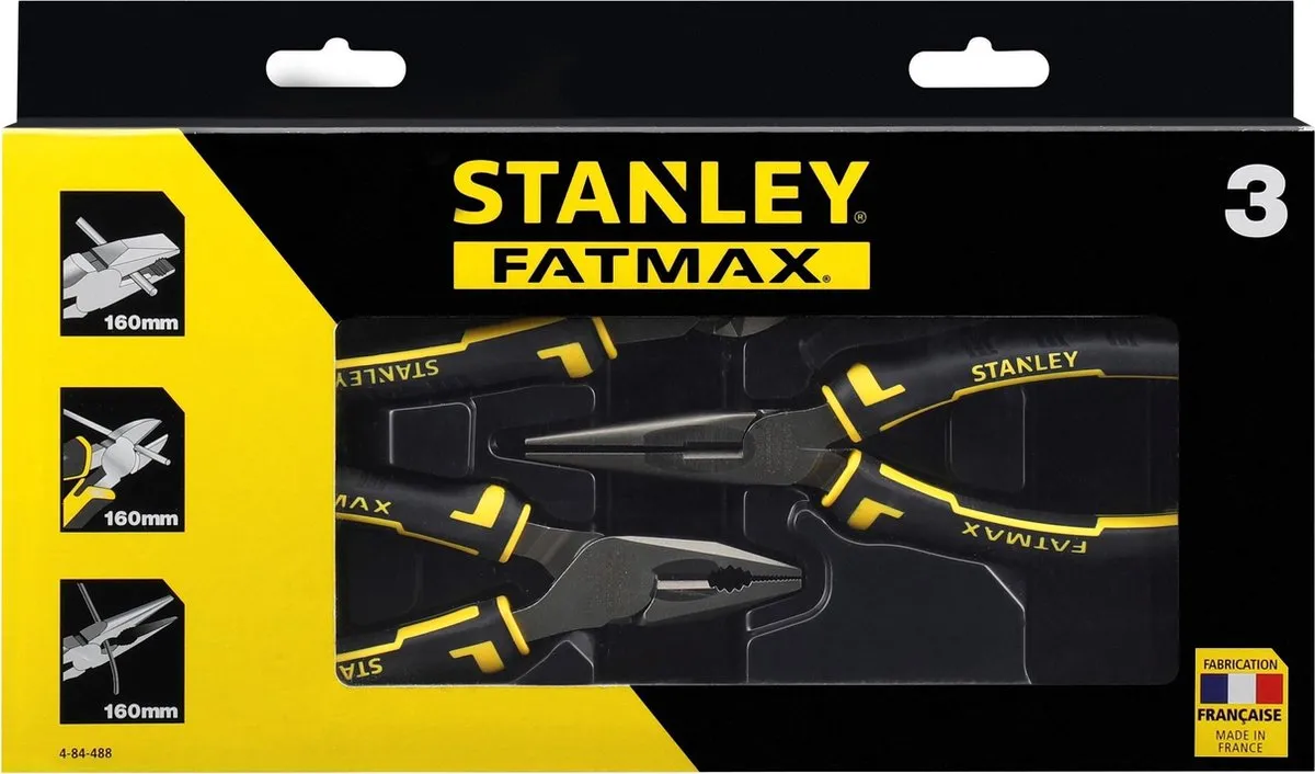 Stanley FatMax Tangenset 3-delig - 3 Stuks