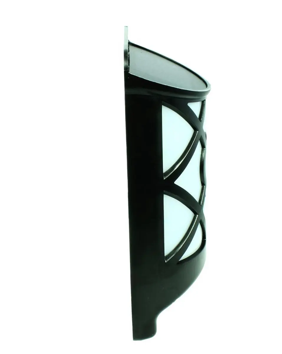 Powerplus Kiwi Solar Wandlamp - 66 LEDs - 20cm - Zwart