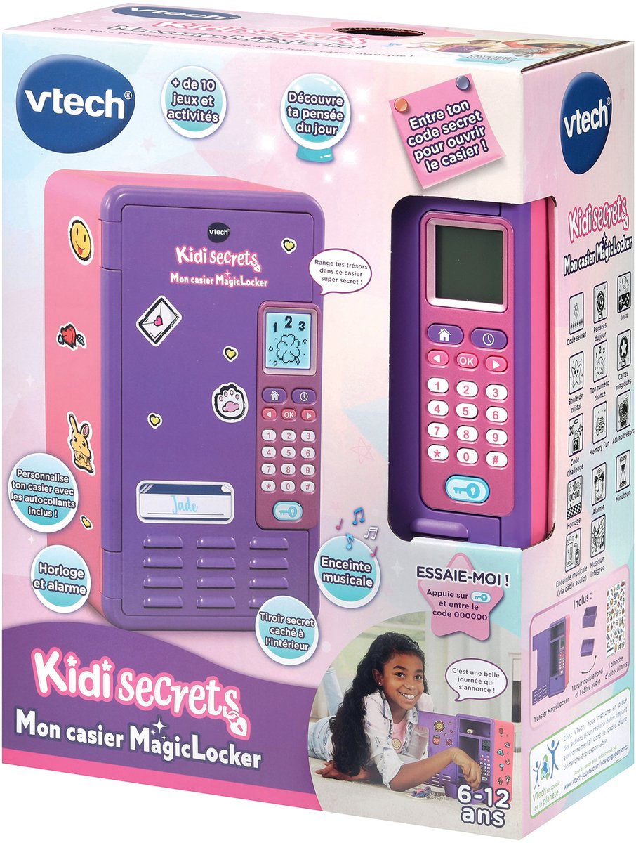 VTECH KIDISECRETS - MIJN MAGICLOCKER LOCKER (ROZE)