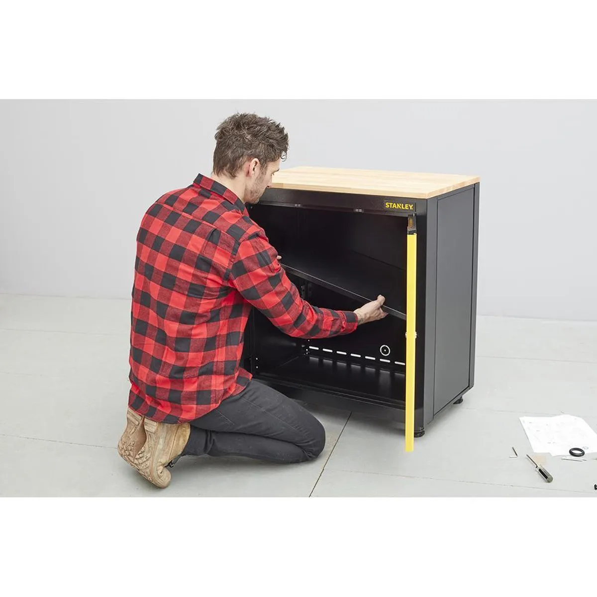 Stanley RTA STST97595-1 Lage Kast 2 Deurs - Zwart/Geel