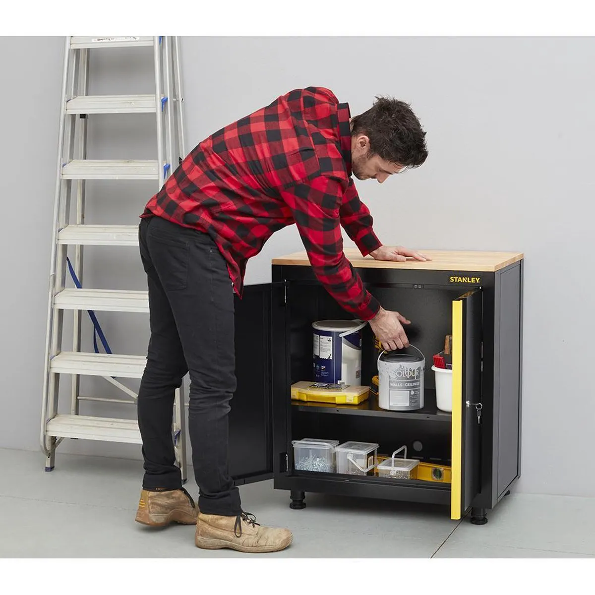 Stanley RTA STST97595-1 Lage Kast 2 Deurs - Zwart/Geel
