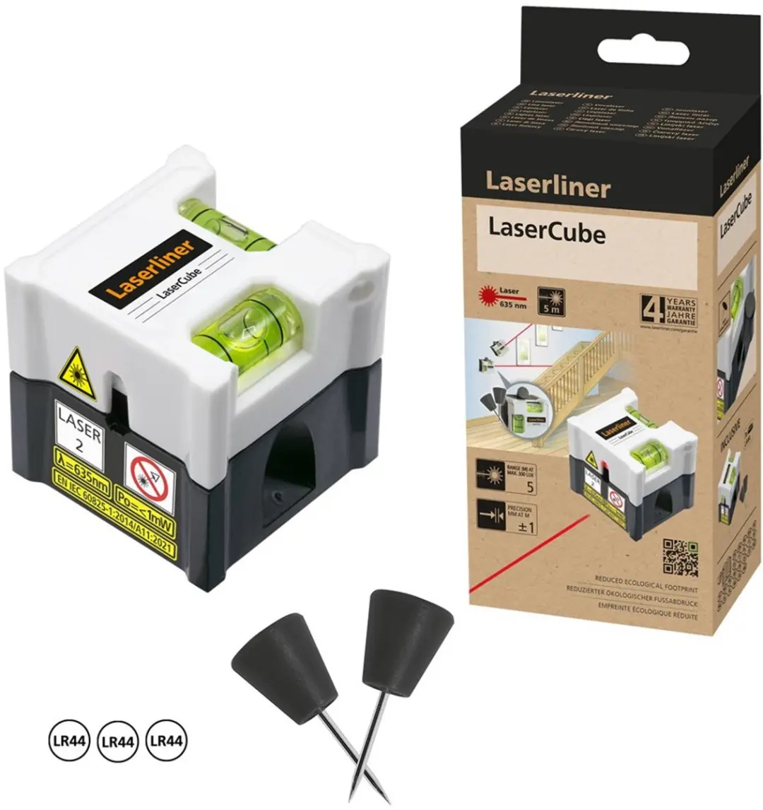 Laserliner LASERCUBE Lijnlaser - USB-C