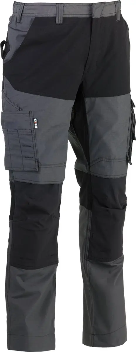 Herock Hector Werkbroek 40 - Wit/Zwart