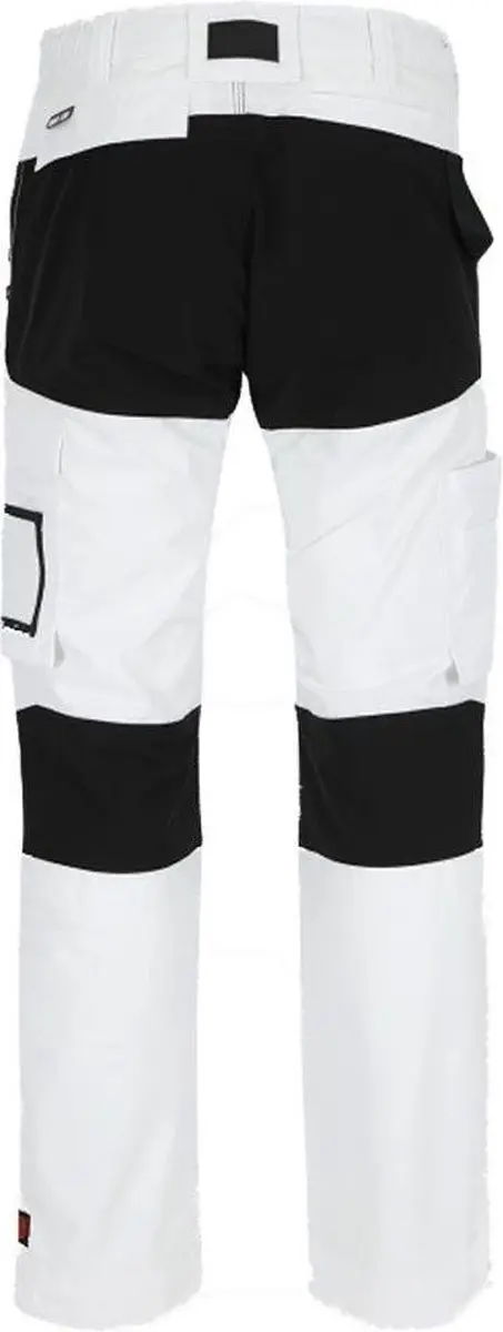 Herock Hector Werkbroek 40 - Wit/Zwart