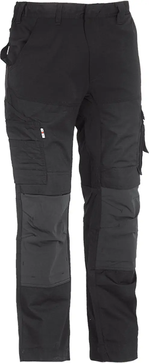 Herock Hector Werkbroek 40 - Wit/Zwart