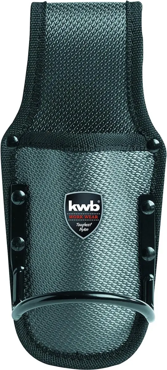 KWB Gereedschapstas - Nylon met metalen clip - Zwart