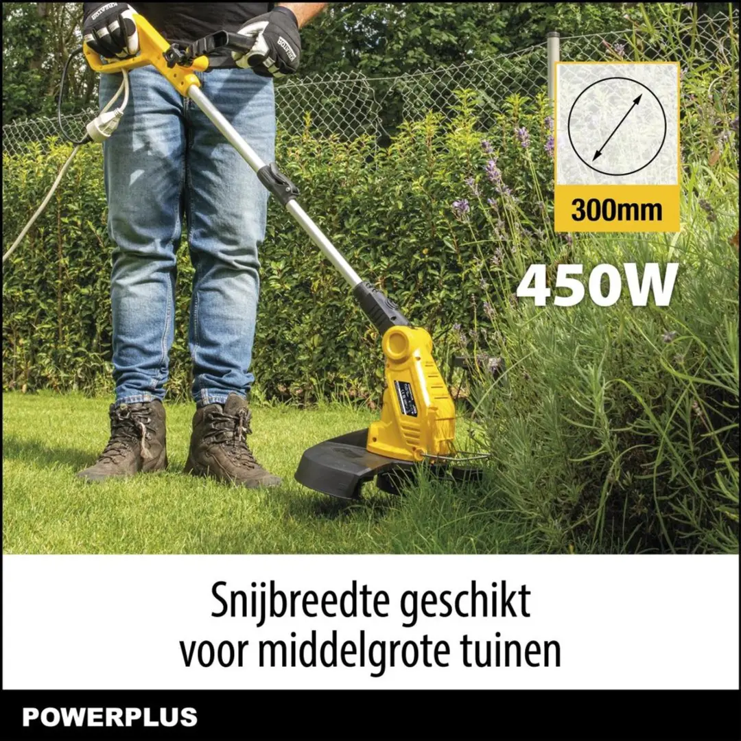 Powerplus POWXG30031 Elektrische Grastrimmer 450W - 300mm