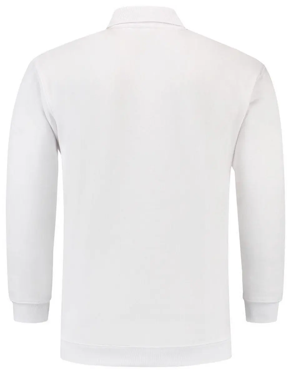 Tricorp Polosweater Boord 301005 - Wit - Maat S