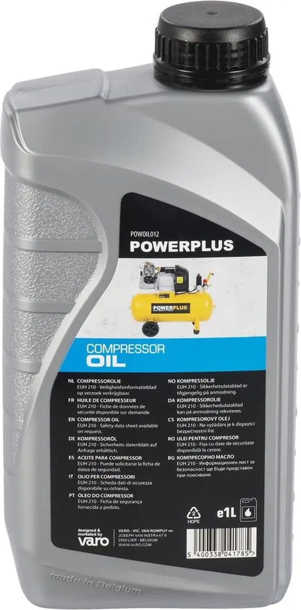 Powerplus POWOIL012 Compressorolie 1L