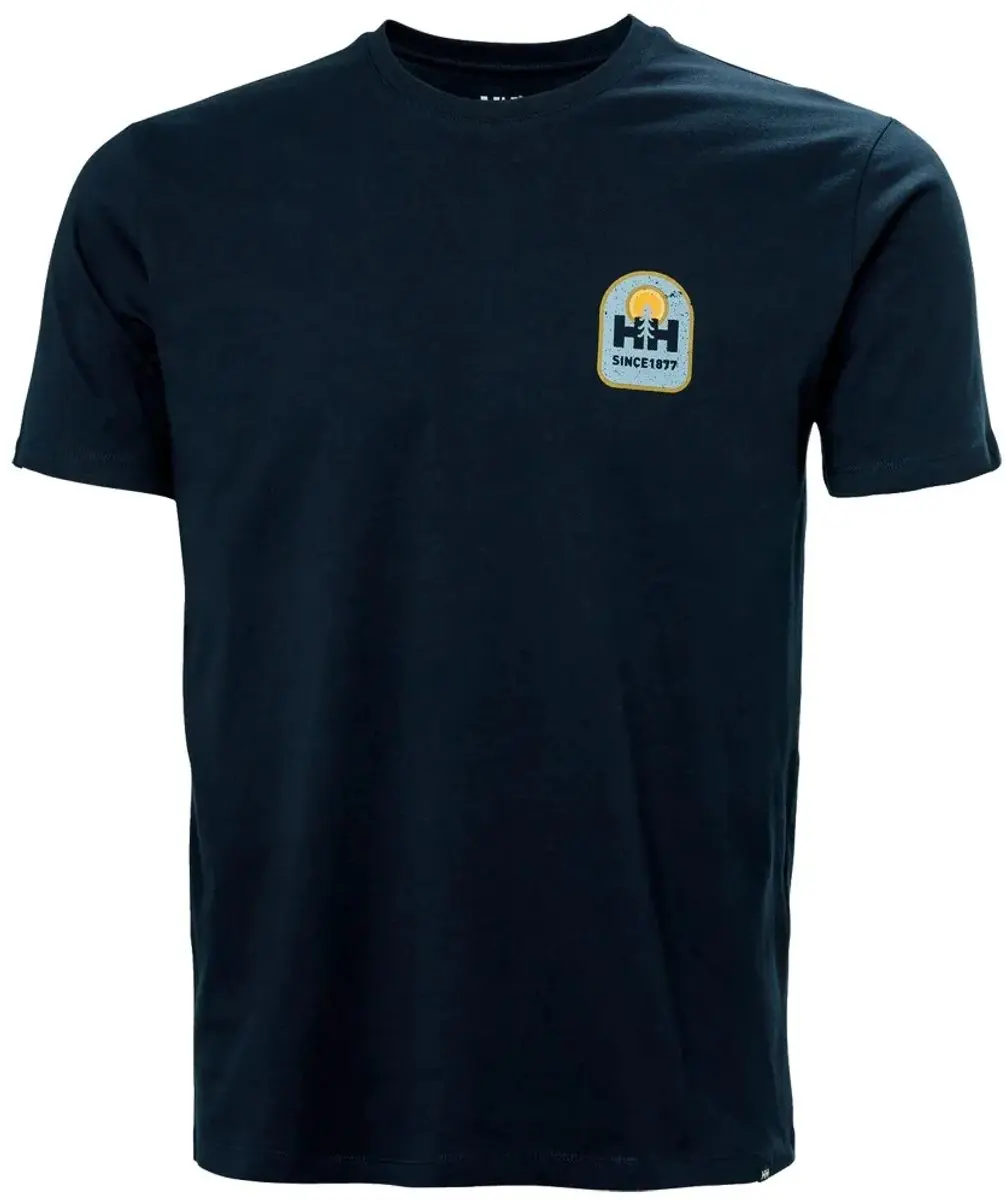 Helly Hansen Massif Graphic T-shirt - Navy - S - afbeelding 6 van 6