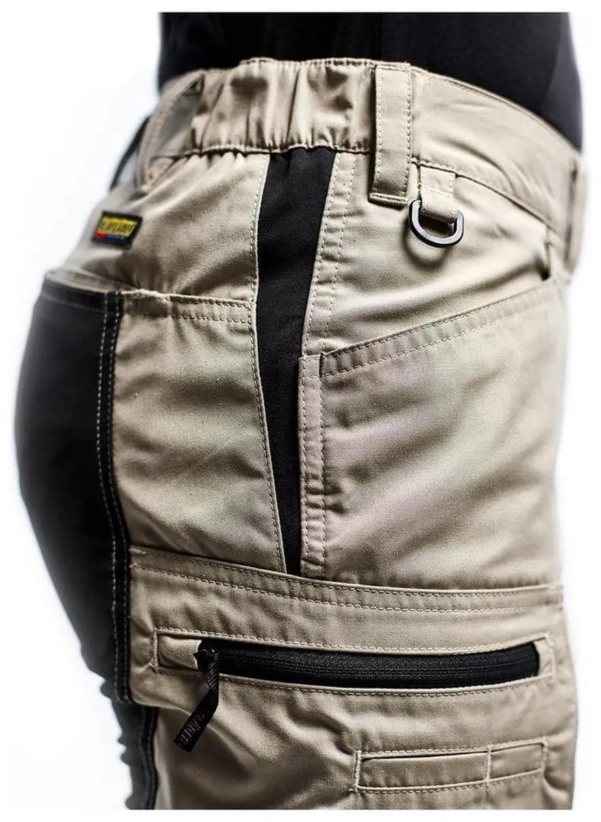 Blåkläder Dames Service Short 7149-1845 - Maat 50 - Stone/Zwart