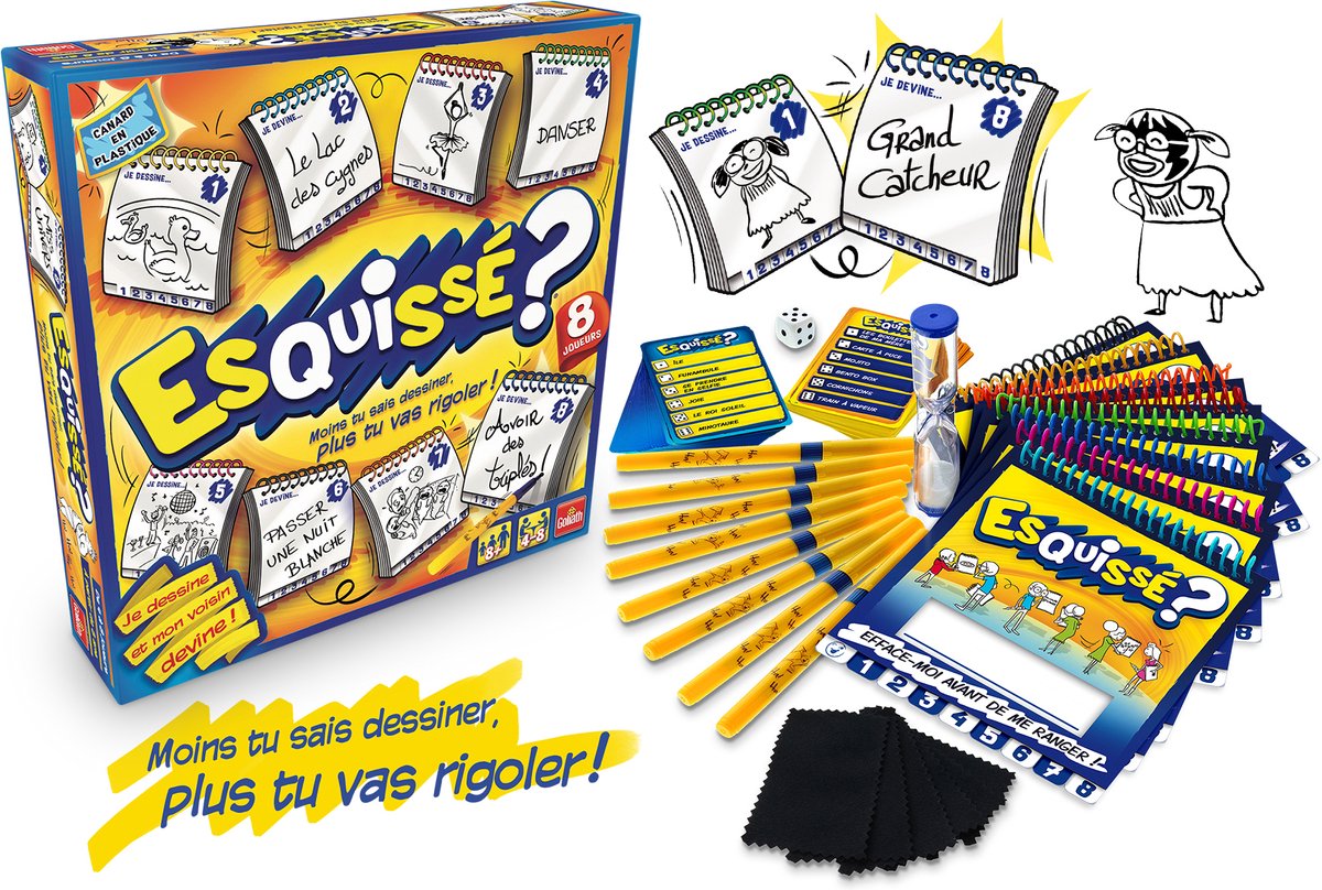 Bordspel Goliath Esquissé? Franse uitvoering