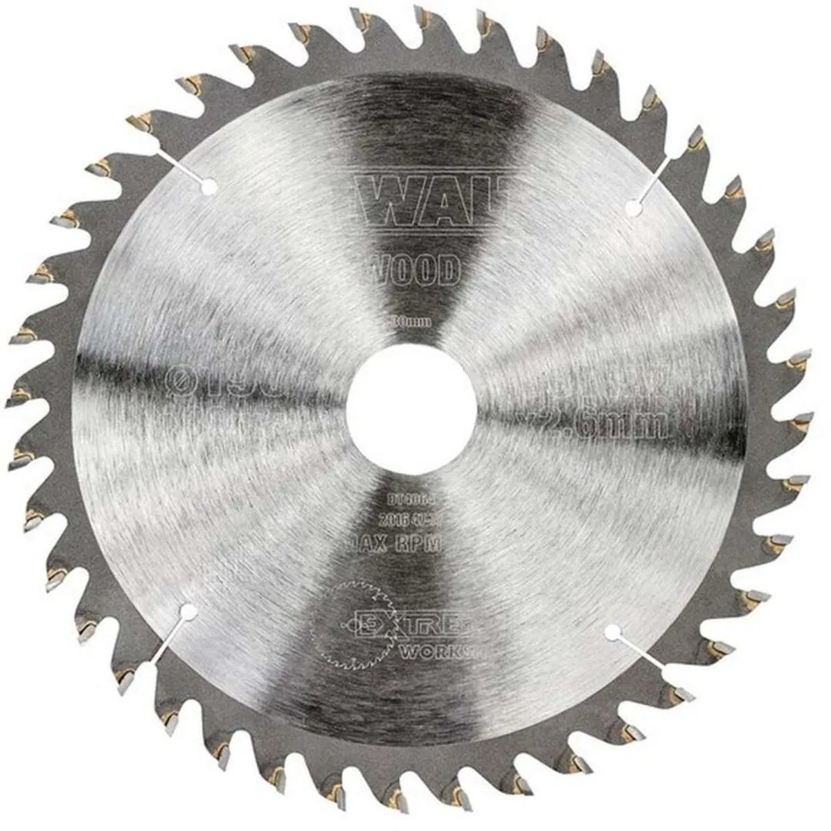 DeWALT DT4064 Cirkelzaagblad Hout 190mm 40T