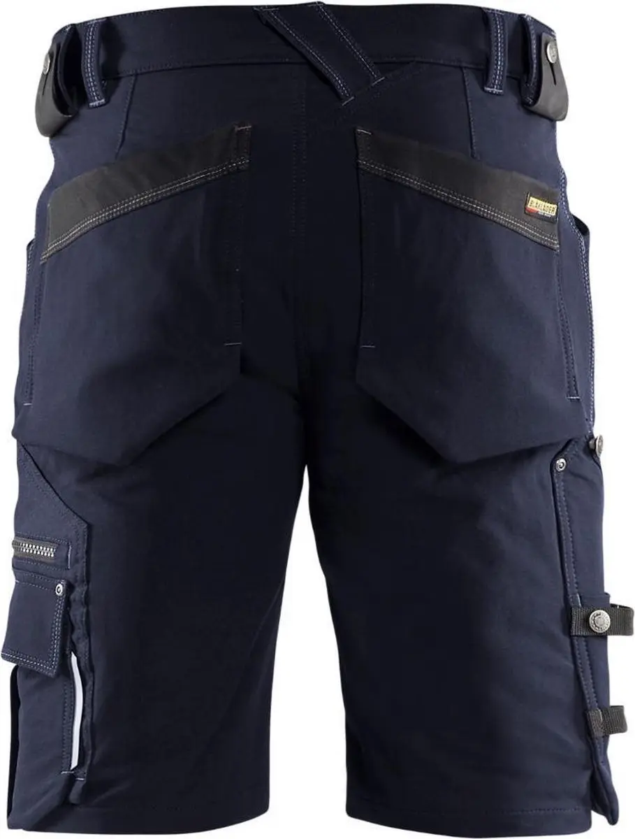 Blåkläder Short X1900 4-weg stretch - C54 - Donker marineblauw/Zwart