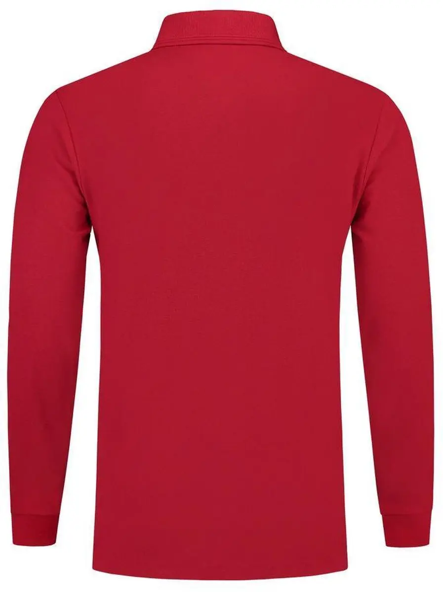 Tricorp Poloshirt Lange Mouw - Rood - Maat L
