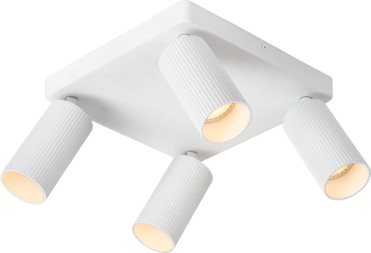 Lucide CLUBS Plafondspot 4xGU10 - Wit