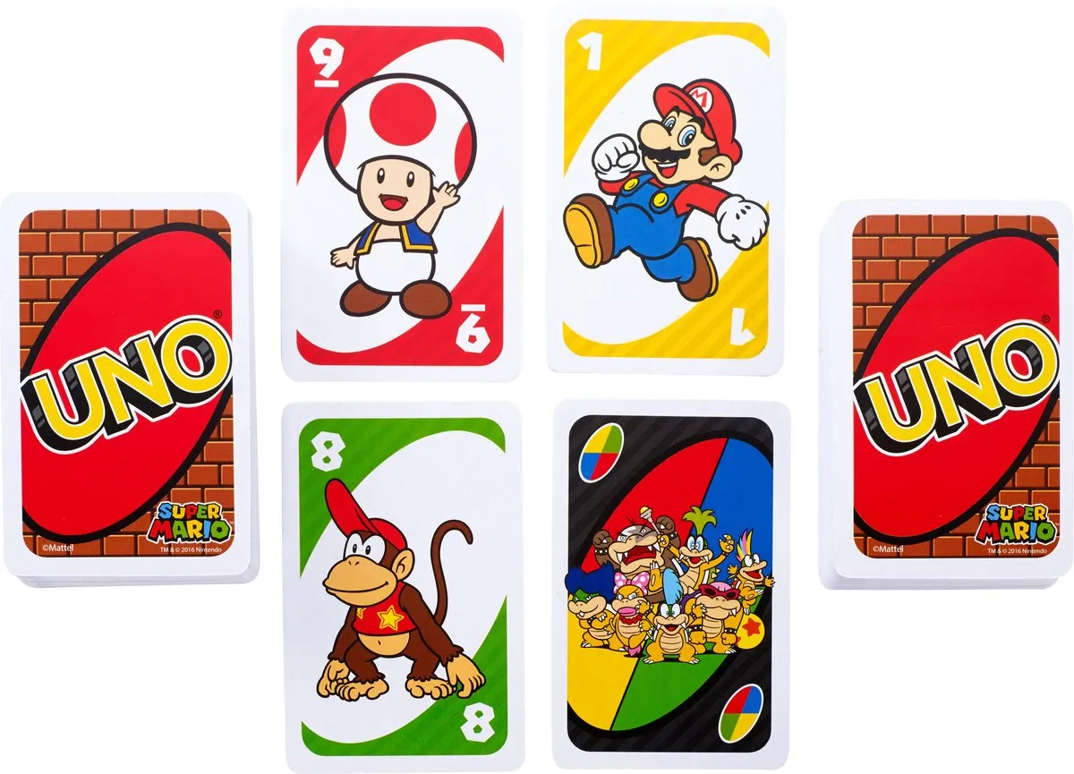 Mattel Games UNO Super Mario Kart - 2 tot 10 spelers