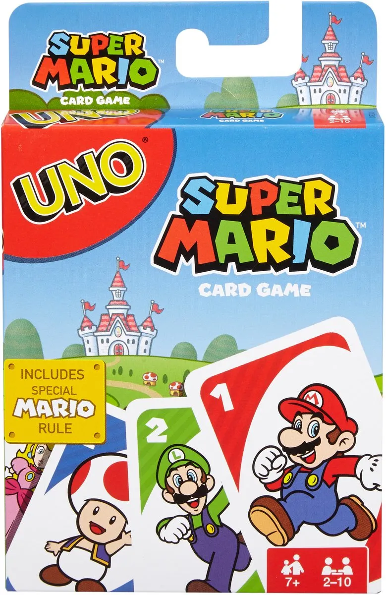 Mattel Games UNO Super Mario Kart - 2 tot 10 spelers