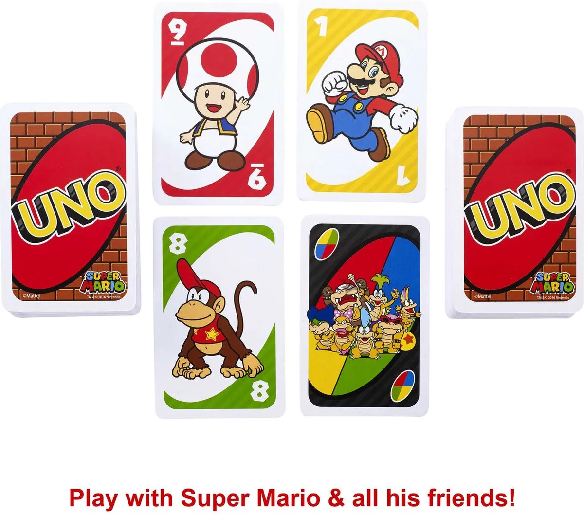 Mattel Games UNO Super Mario Kart - 2 tot 10 spelers
