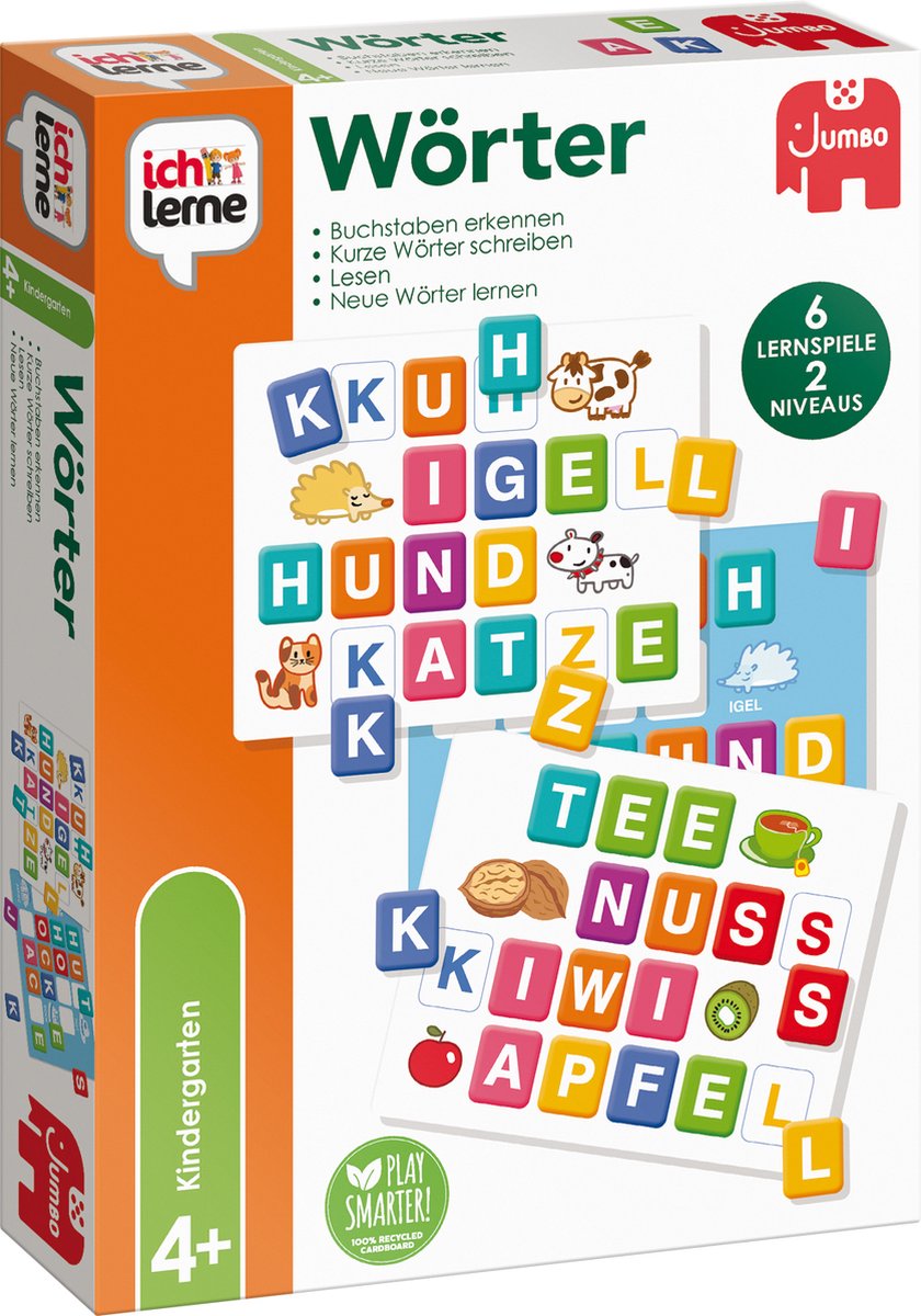 Ik leer Ich Lerne - Wörter, 4 jaar, Karton, Meerkleurig