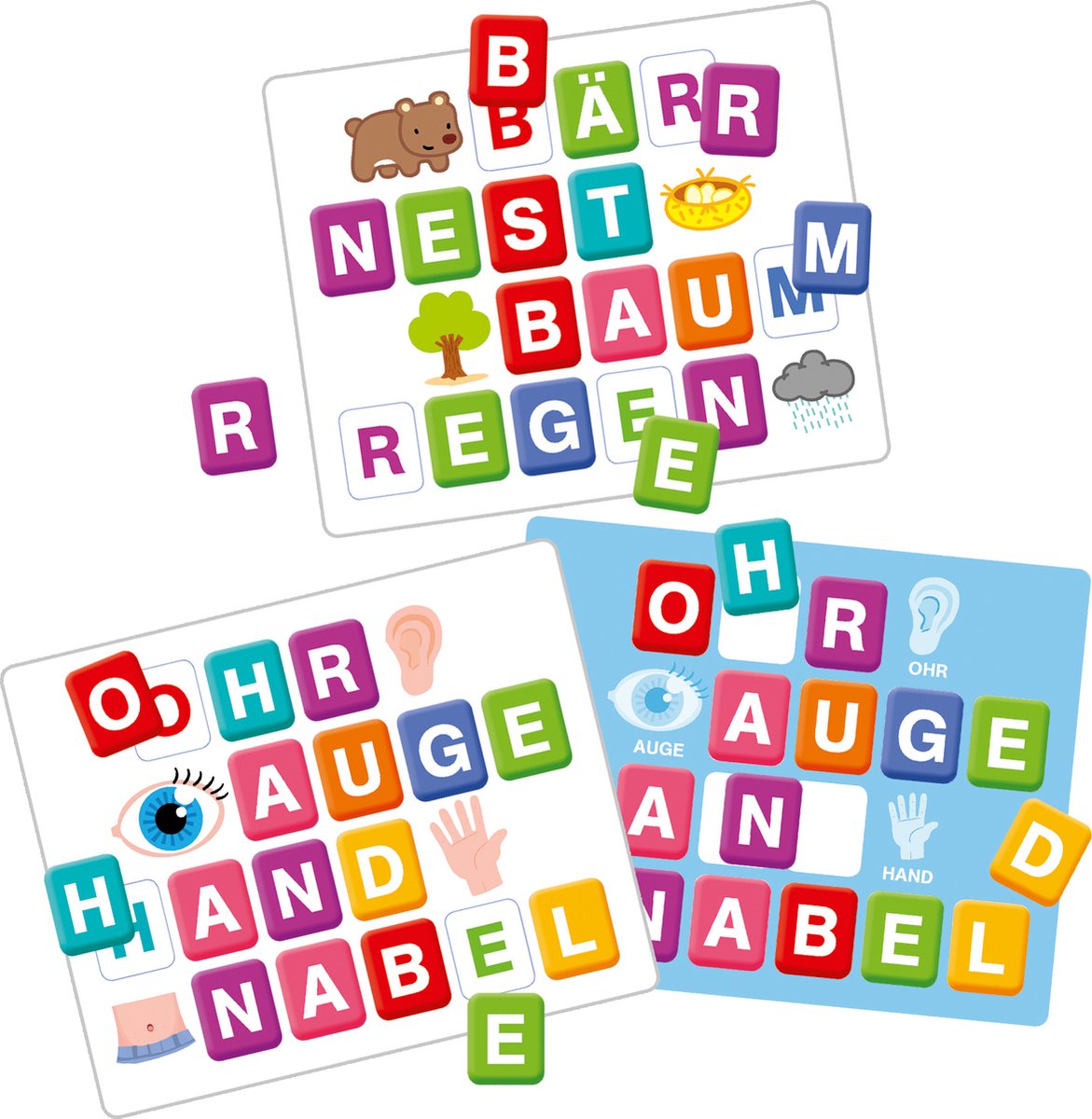 Ik leer Ich Lerne - Wörter, 4 jaar, Karton, Meerkleurig