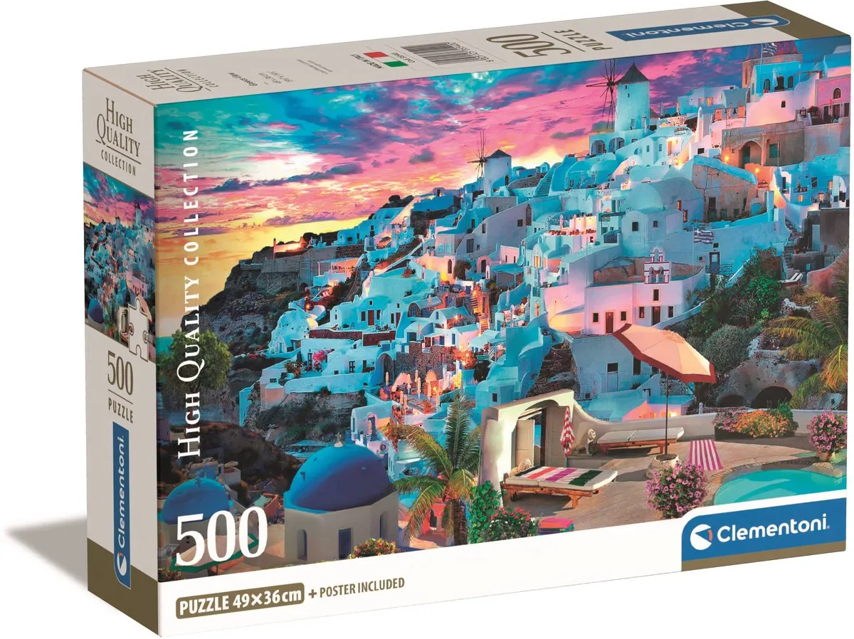 Clementoni Puzzel Griekenland 500 Stuks