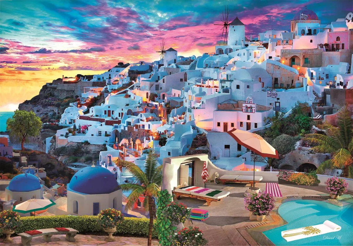 Clementoni Puzzel Griekenland 500 Stuks - High Quality Collection - Multicolor