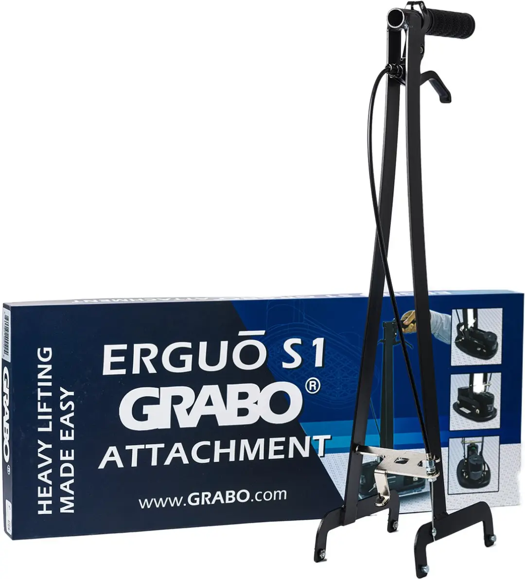 Grabo Erguo S1 Handgreep - 120 kg - Zwart