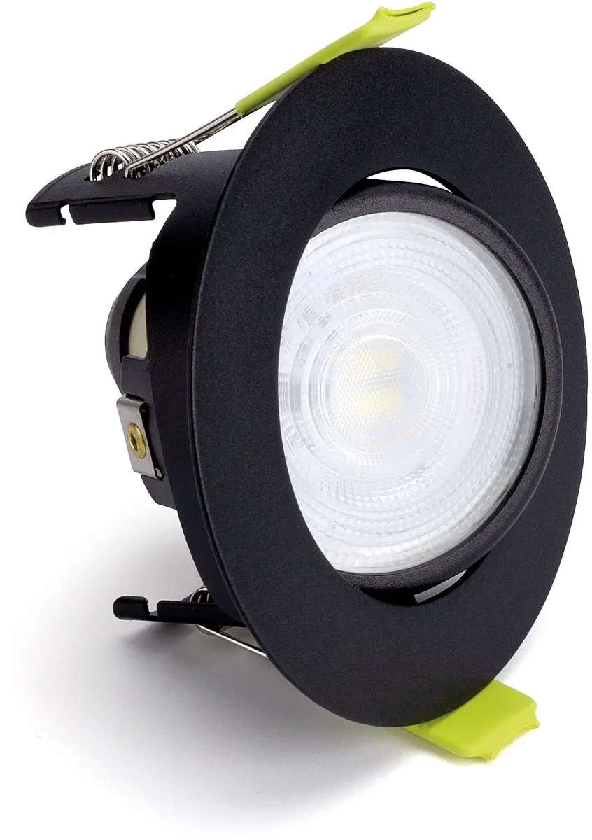 Integral Inbouwspot Zwart R7cm - GU10 Kantelbaar