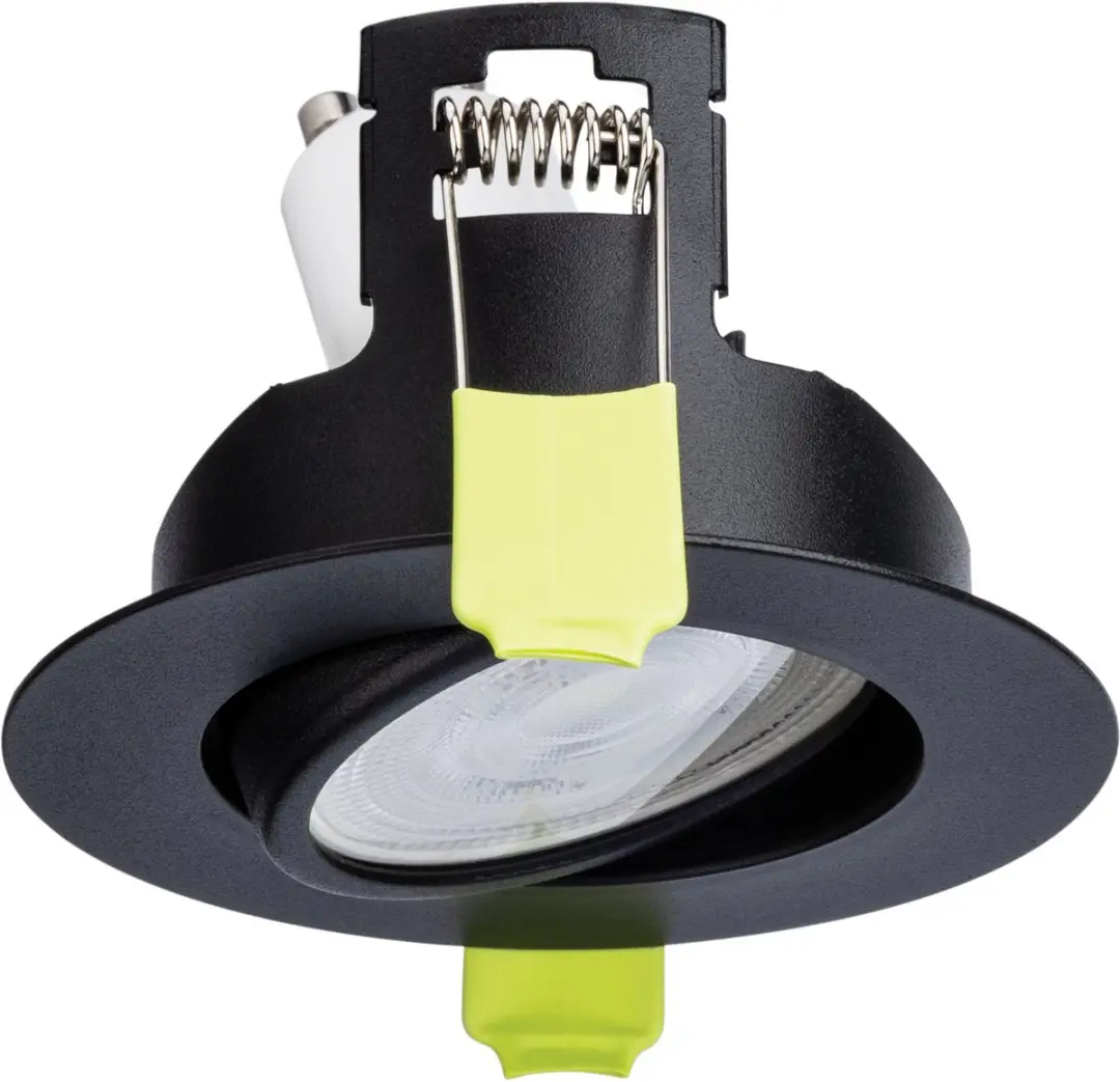Integral Inbouwspot Zwart R7cm - GU10 Kantelbaar