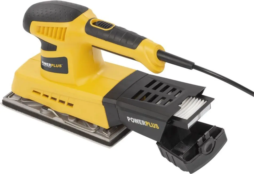 Powerplus Vlakschuurmachine POWX0445 - 240W - 10 Stuks - afbeelding 6 van 6