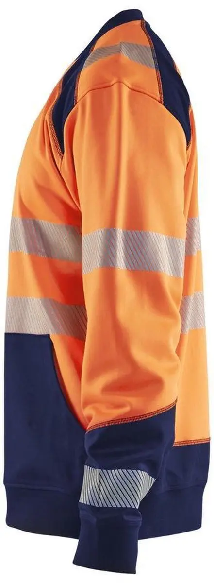 Blåkläder Sweatshirt High Vis 3541-2528 - XXL - Oranje/Marineblauw