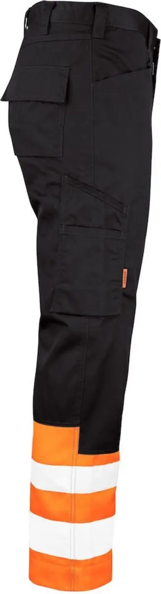 Jobman 2314 Hi-Vis Servicebroek 65231420 - Maat 62 - Zwart/Oranje