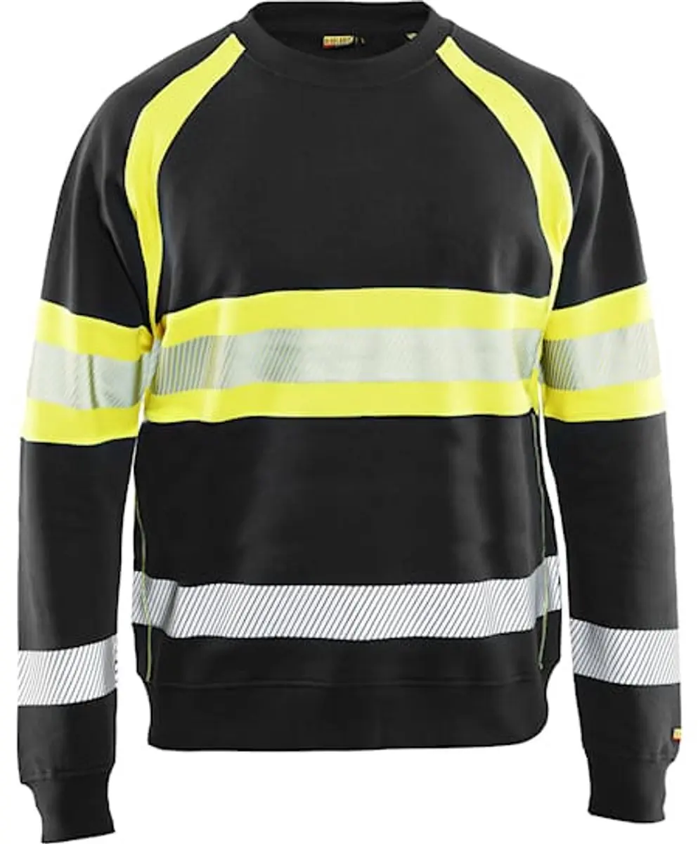 Blåkläder Sweater High Vis 3359-1158 - 5XL - Zwart/High Vis Geel