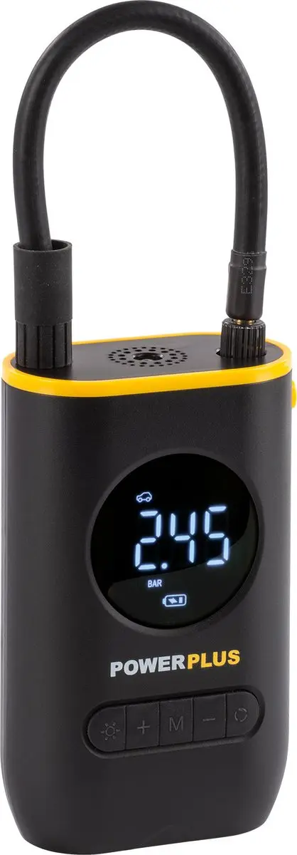 Powerplus POWX1710 Luchtpomp 16l/min - 8V - 4 Mondstukken