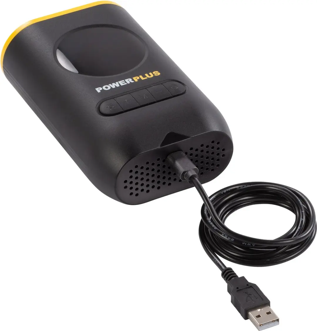 Powerplus POWX1710 Luchtpomp 16l/min - 8V - 4 Mondstukken