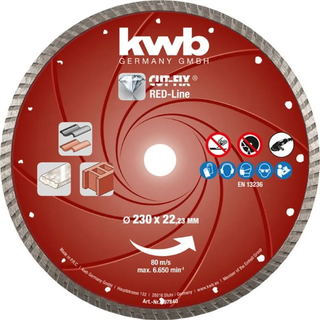 KWB Diamant Schijf Red Line230Zb - 230mm