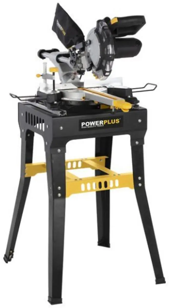 Powerplus POWX075100 Verstekzaagonderstel - 460x430mm - 100kg - Zwart - afbeelding 6 van 6