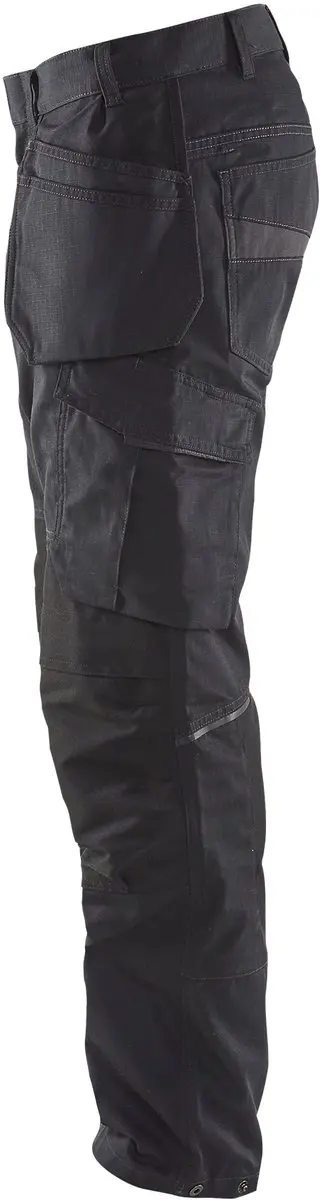 Blåkläder Service Werkbroek Stretch 1496-1330 - 50 - Zwart/Donkergrijs